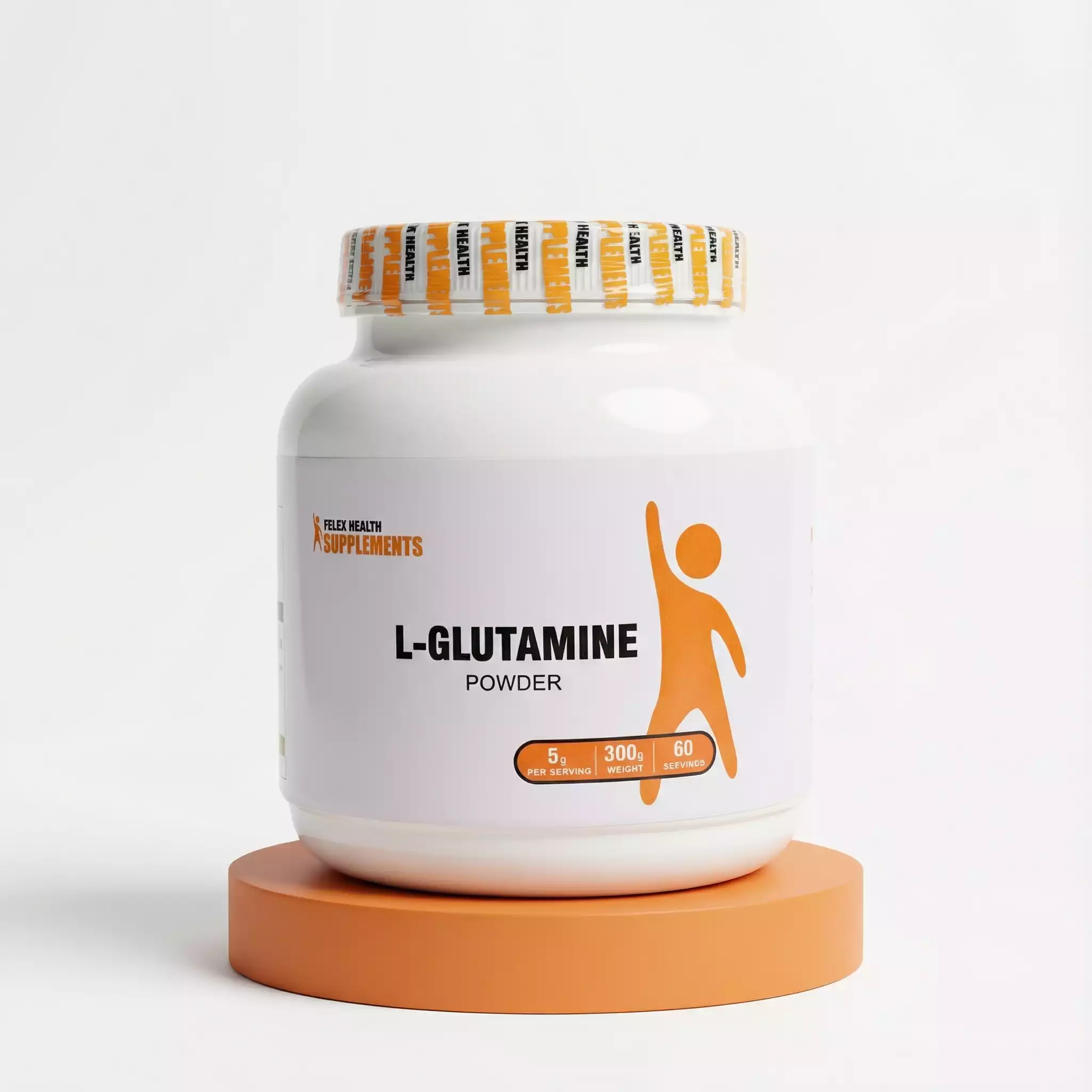 پودر ال گلوتامین فلکس ساپلمنت 300 گرم | Flex L-Glutamine