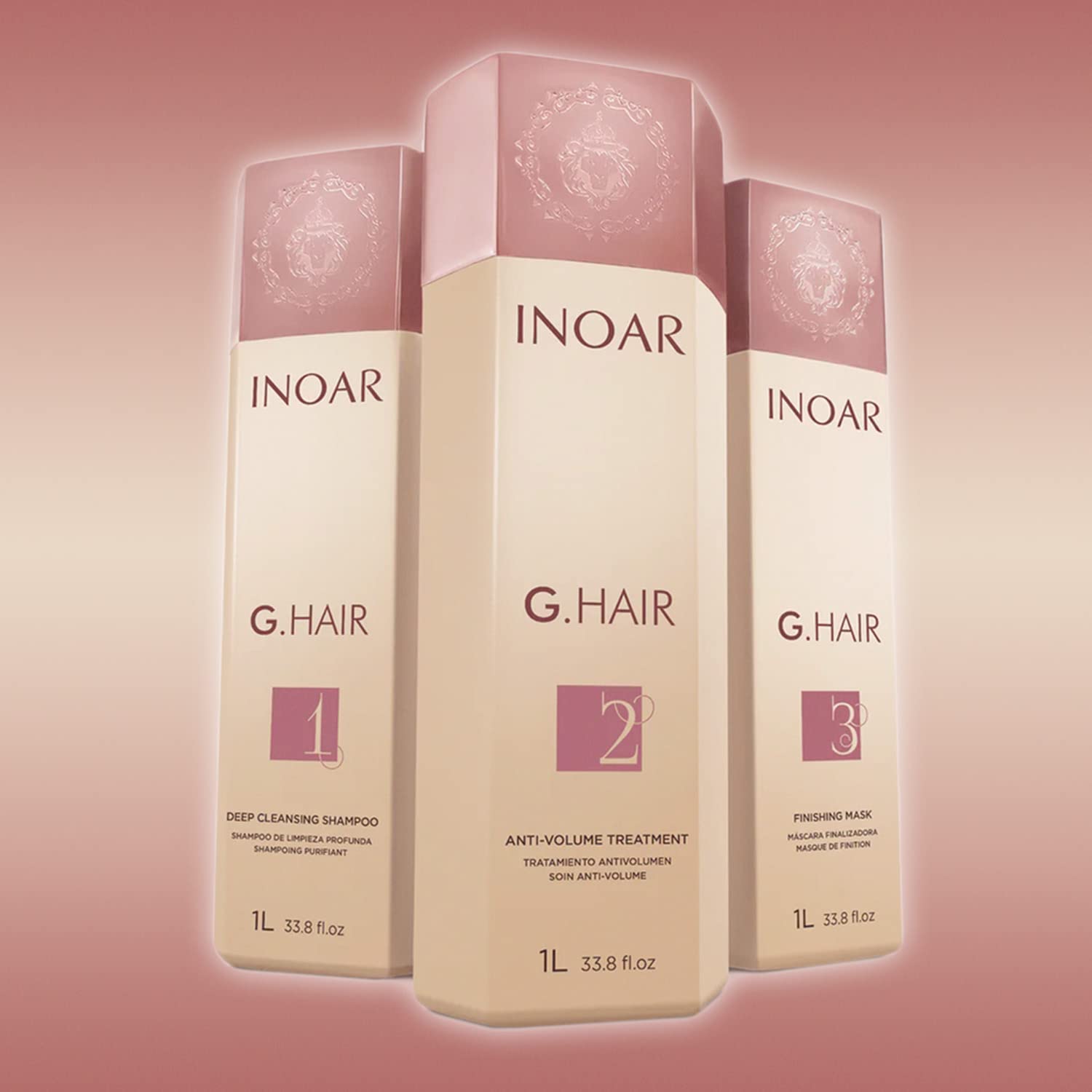 کراتین اینوار جی هیر| Inoar Ghair Hair Straightening
