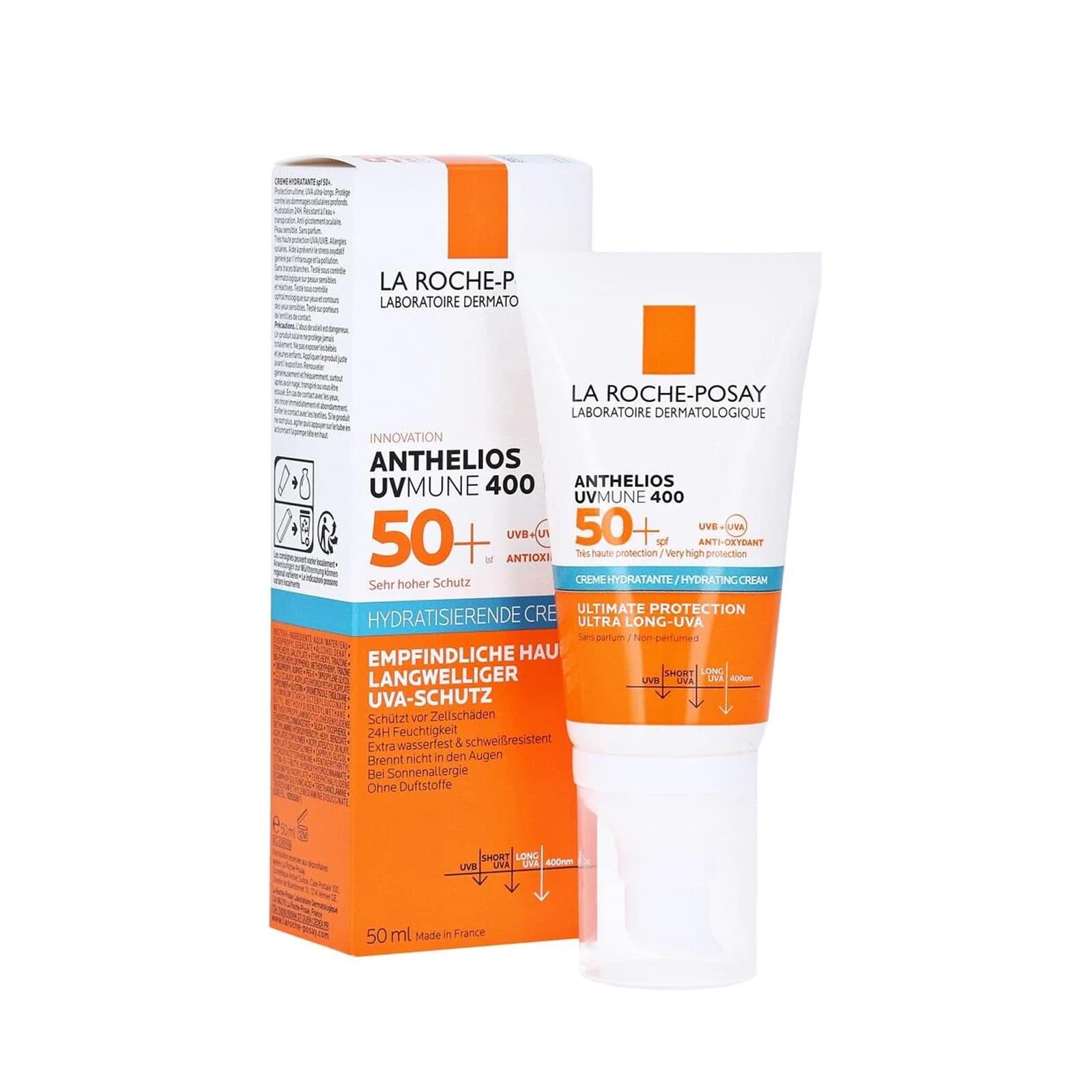 ژل کرم ضد آفتاب لاروش پوزای پوست چرب SPF50+