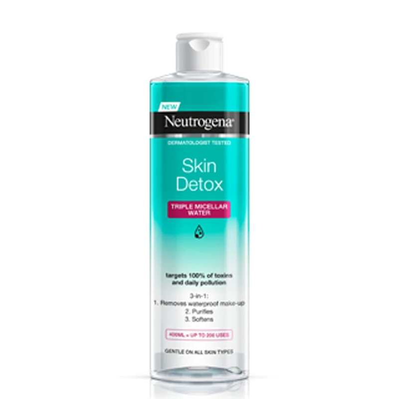 آب پاک کننده آرایش صورت نوتروژینا مدل Skin Detox حجم 400 میلی لیتر